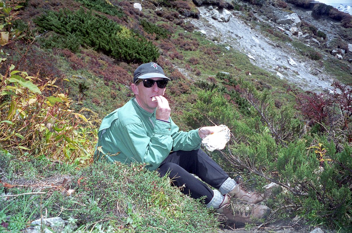 04 Jerome Ryan Having Lunch On The Trail